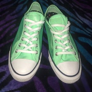 Neon Mesh Converse